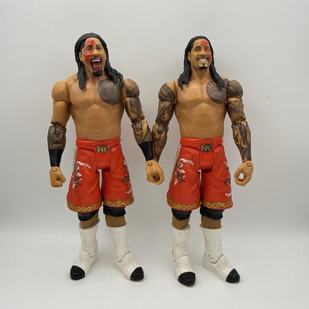 WWE Jimmy And Jay Uso Figures 6.5" Mattel 2013 Usos Brothers Battle Pack